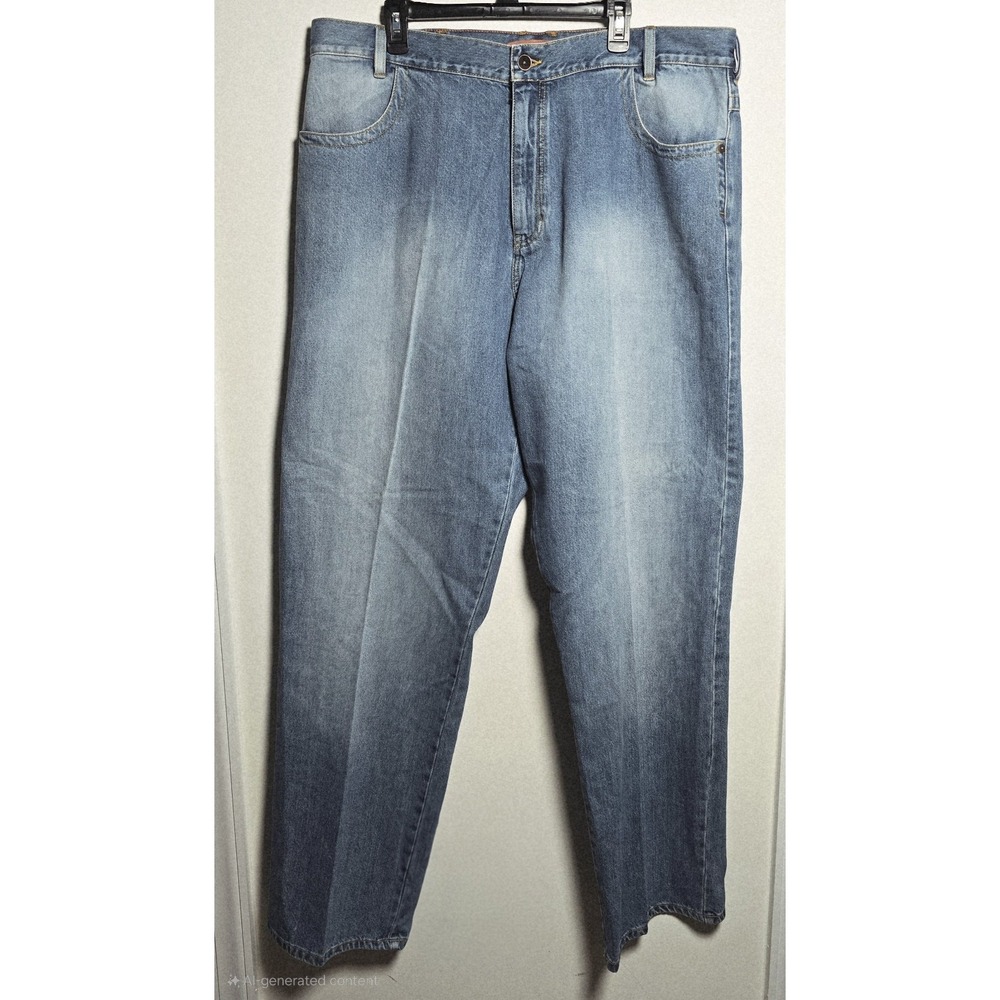 Sean John Denim Jeans 41 X 37 Men's Baggy Y2K Hip Hop Streetwear Blue Cotton